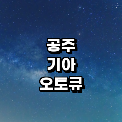 공주시 기아 오토큐