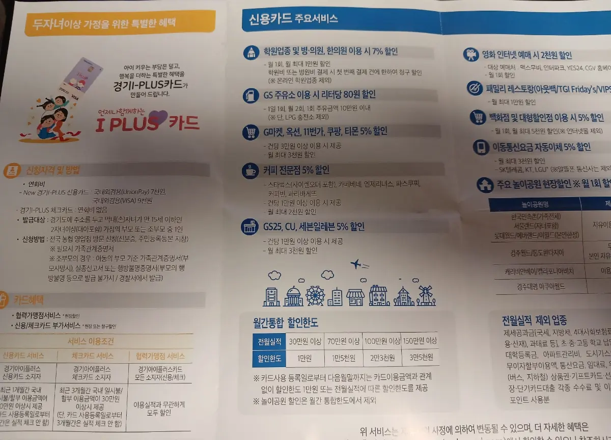 아이플러스카드 혜택