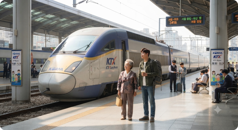 KTX 추석연휴 예매 이미지