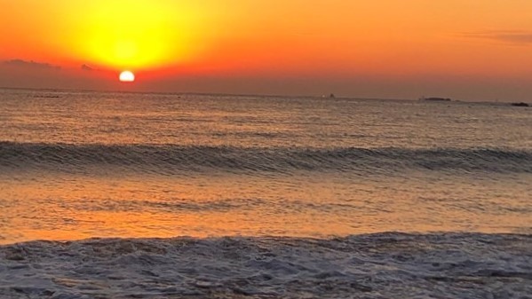 울산 진하해변 해돋이