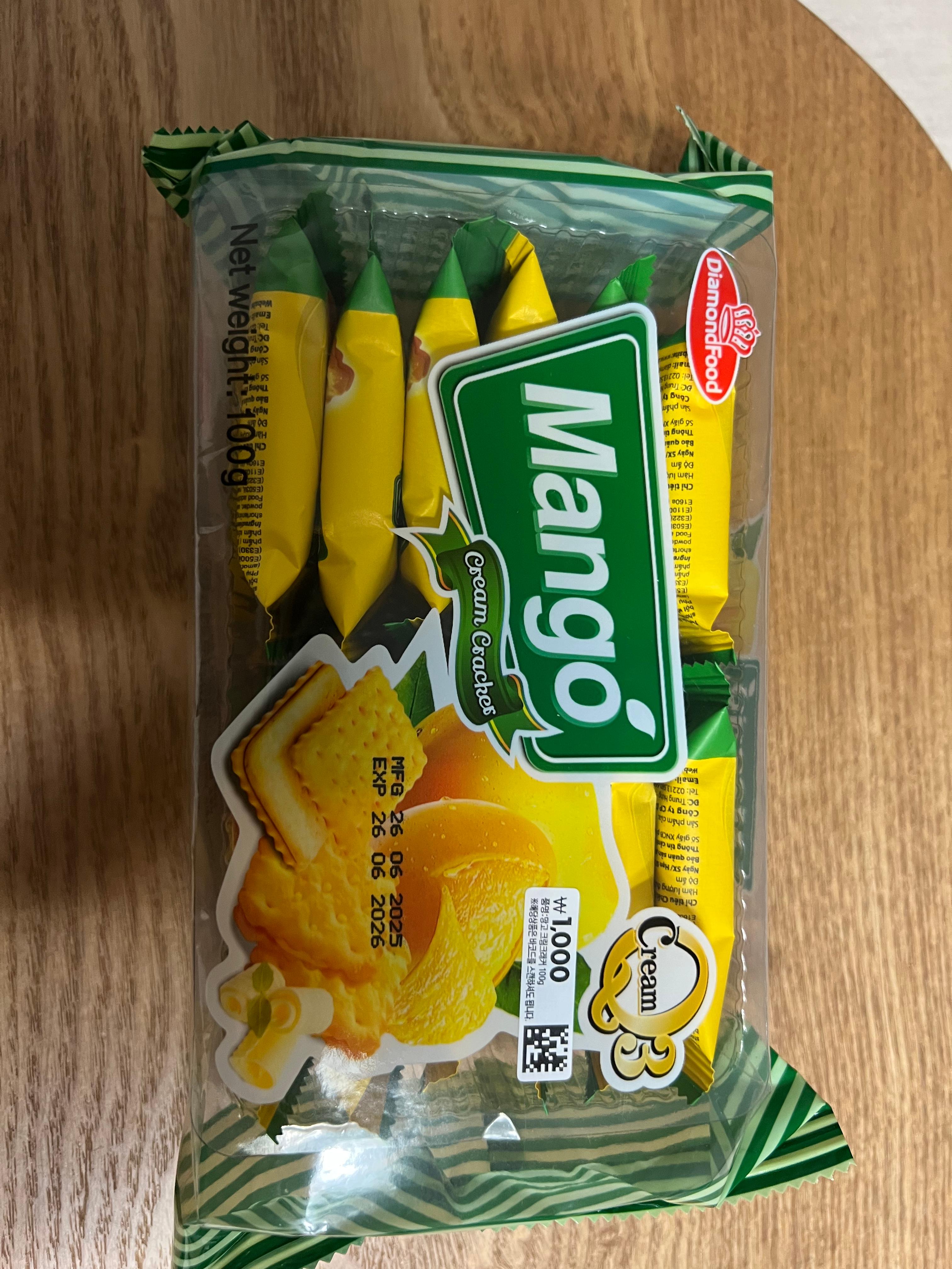 Mango Cream Crackers (망고 크림 크래커) - 앞면