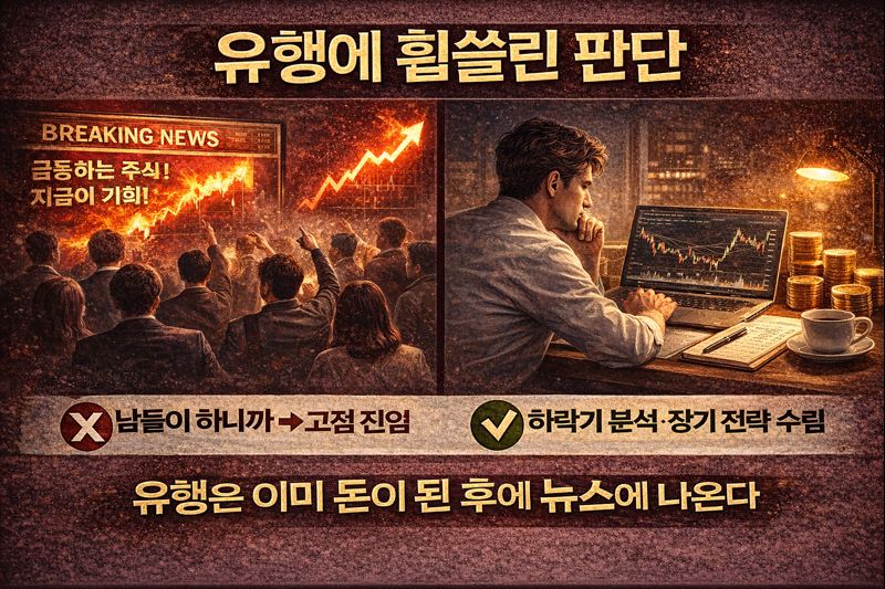 유행에 휩쓸린 판단