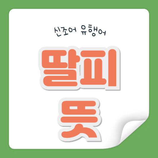 딸피 뜻