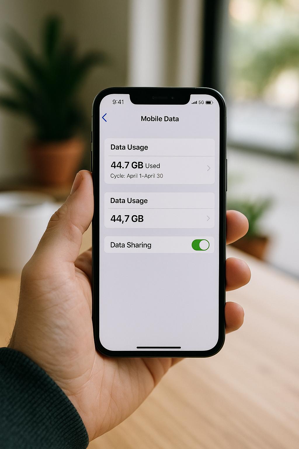 e심 데이터 사용량