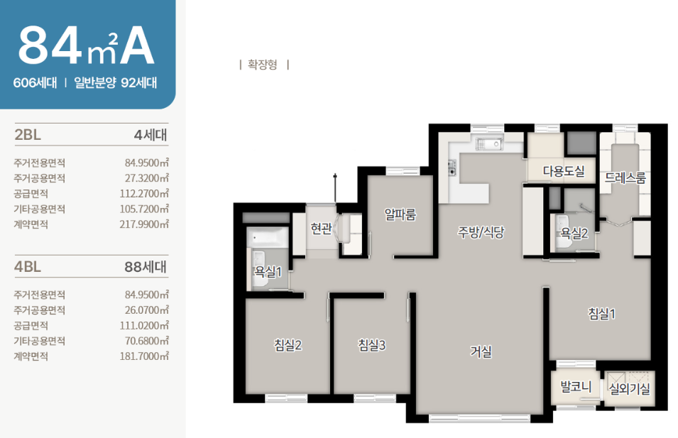 산성역헤리스톤 평면도