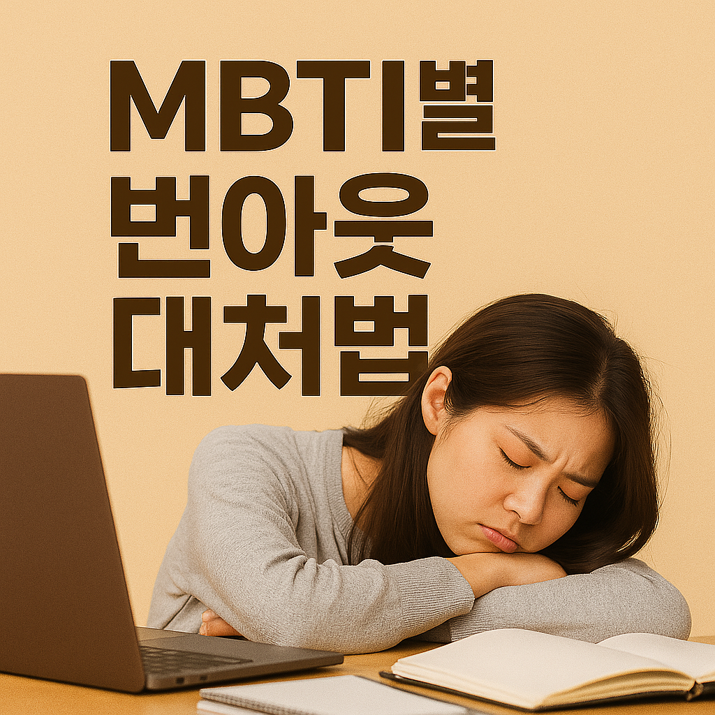 MBTI별 번아웃 대처법