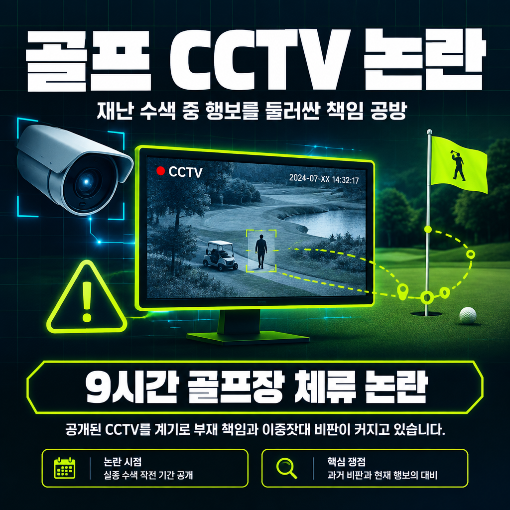 골프 CCTV 논란