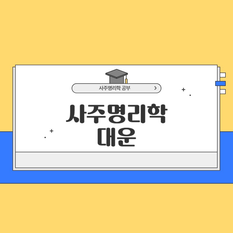 사주명리학 대운