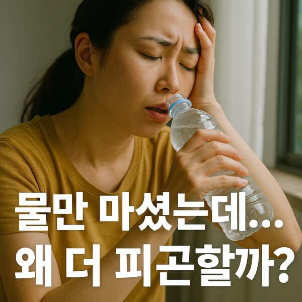 물만 마시면 안 되는 이유/gpt