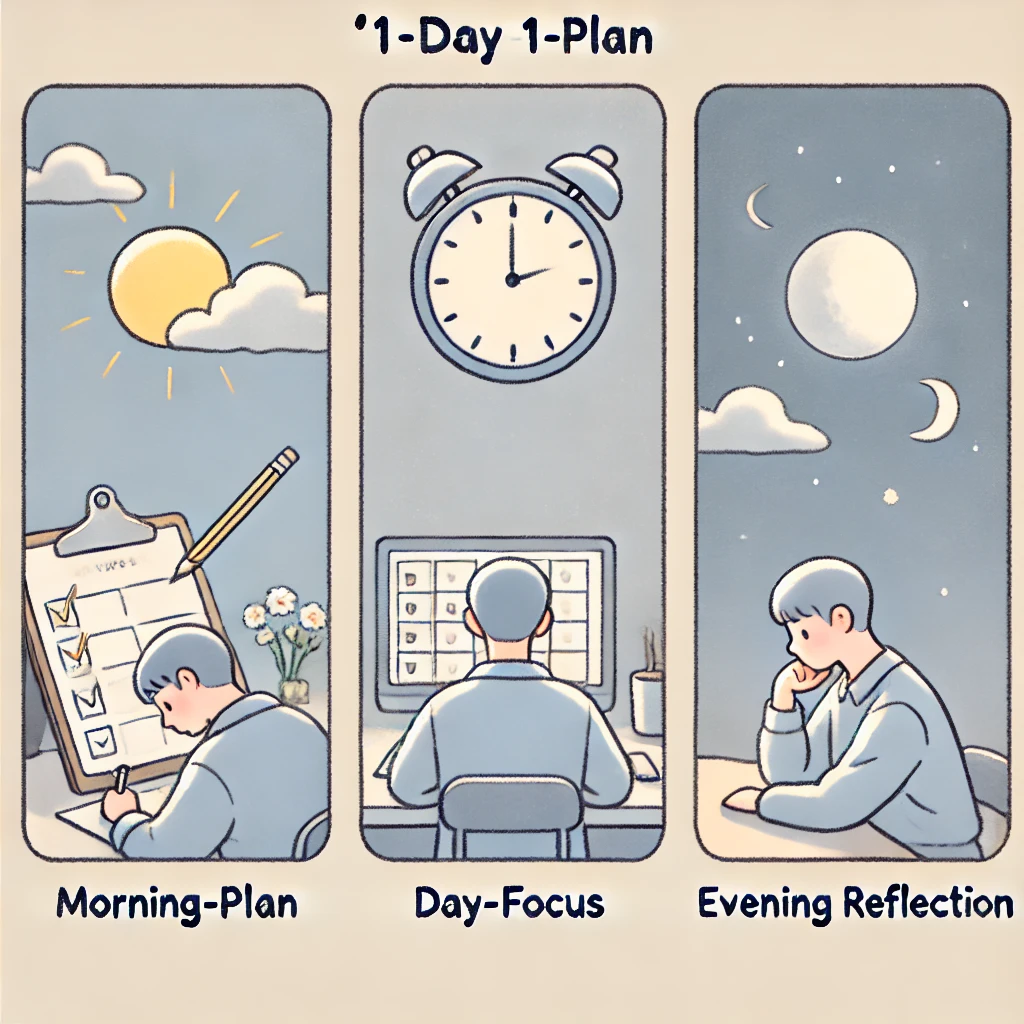 '1일 1계획' 시간 루틴 만들기