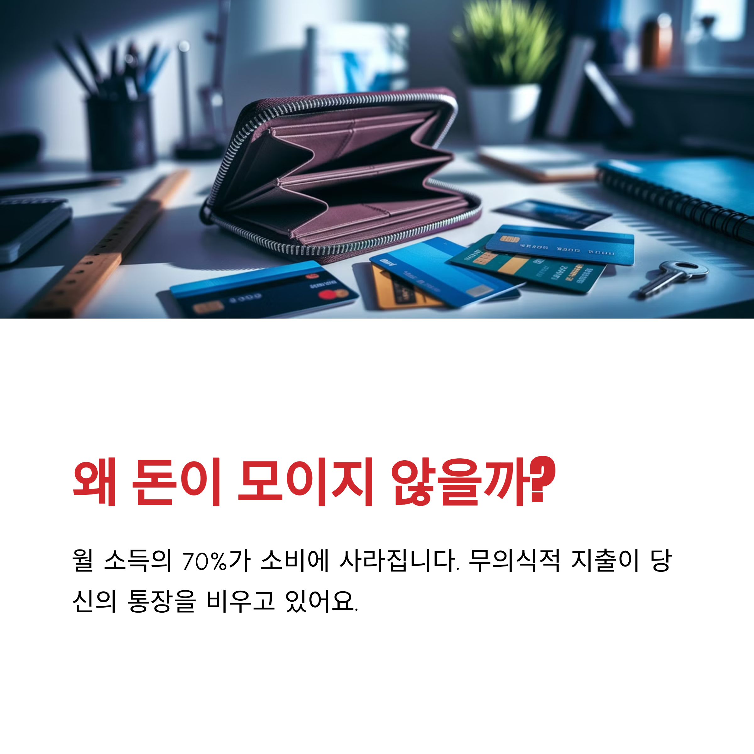 돈이 안 모이는 이유? 소비 줄이기 실전 노하우