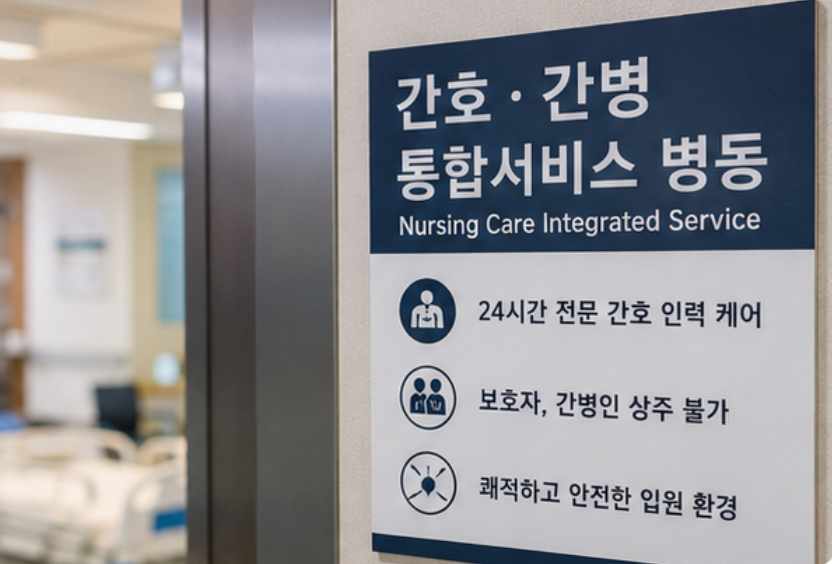"하루 12만원이던 간병비가 이제 2만원이면 된다고?" - 2026 간호간병통합서비스 건강보험 적용 혜택 총정리