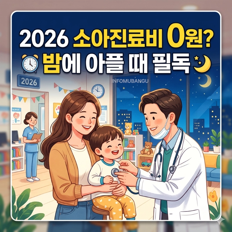 2026 달빛 어린이병원 야간소아진료비