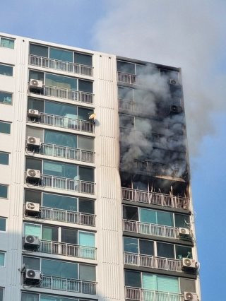 수원 아파트 화재 원인 불 피해 장안구 주민 대피