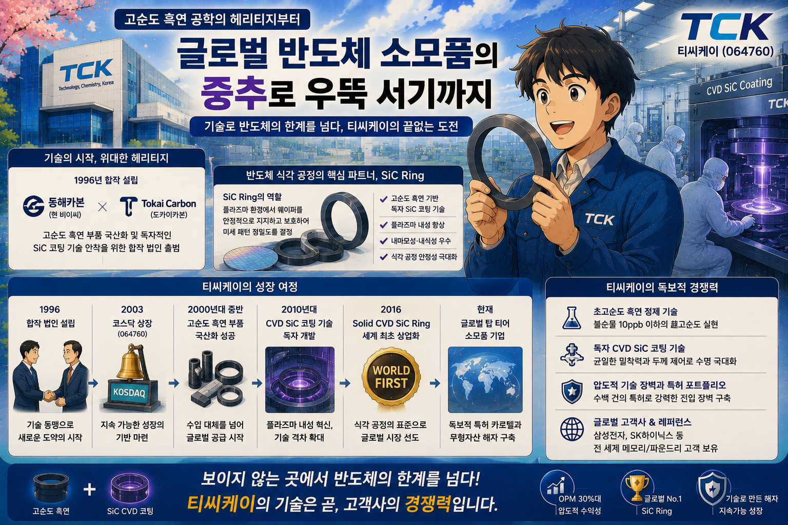 티씨케이의 반도체 혁신 여정