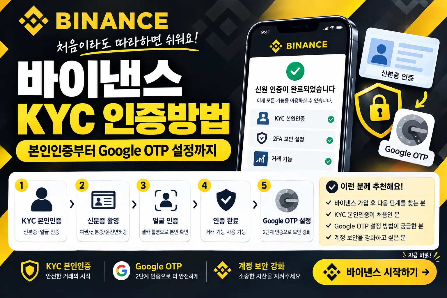 바이낸스 KYC 인증방법