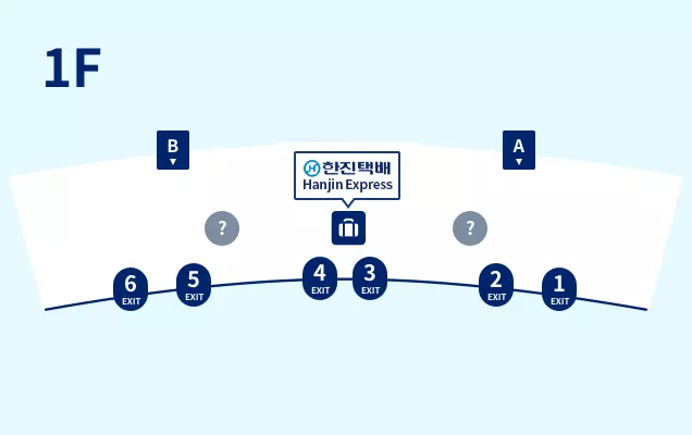 대한항공 코드룸 서비스 위치