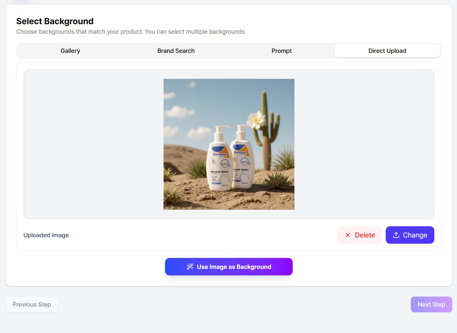Step 1: Choose Background (4 Ways)