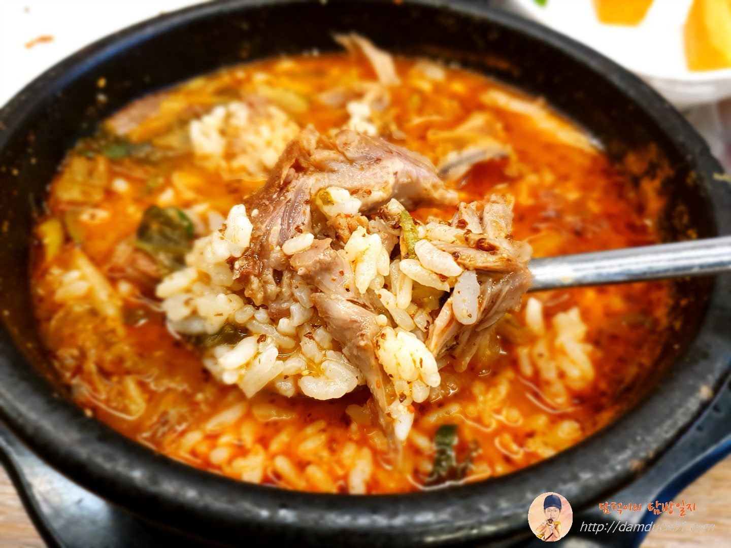 뼈 해장국을 고기 국밥처럼