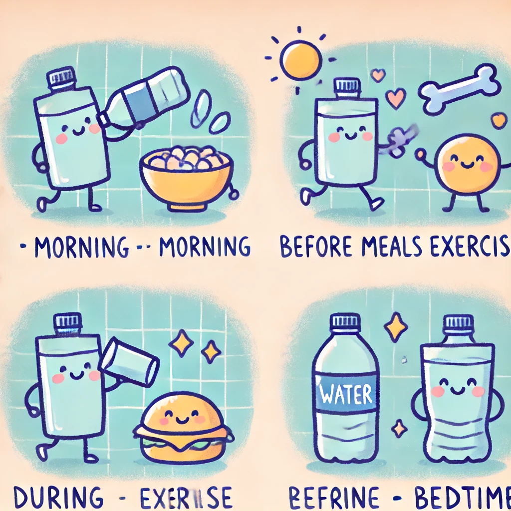 💧 물 다이어트, 언제 어떻게 마셔야 효과적일까? 🚰