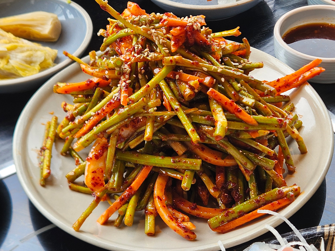 진주식당 미나리무침