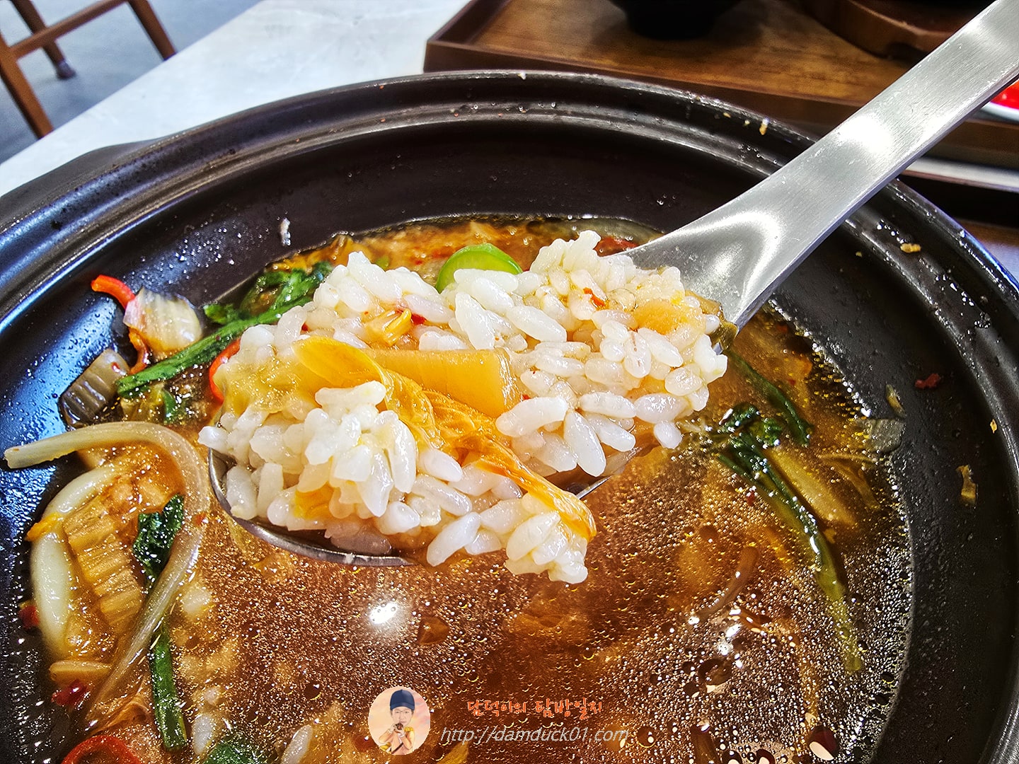 로스카츠 김치우동 나베