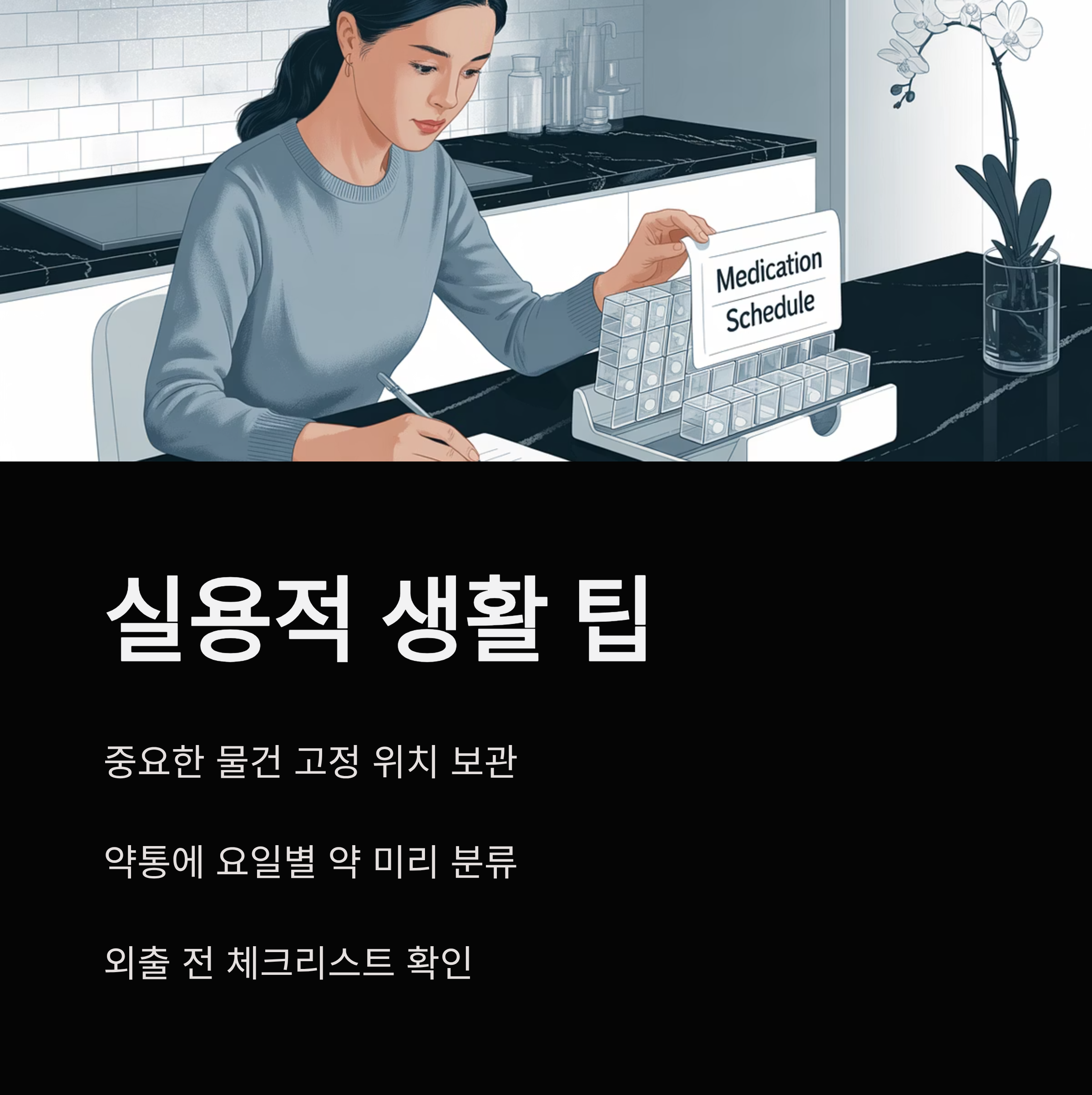 항암치료 케모브레인 실용적 생활 팁