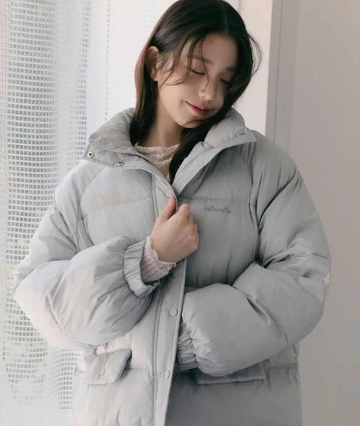 출근룩 추천 패딩 장원영 로라로라