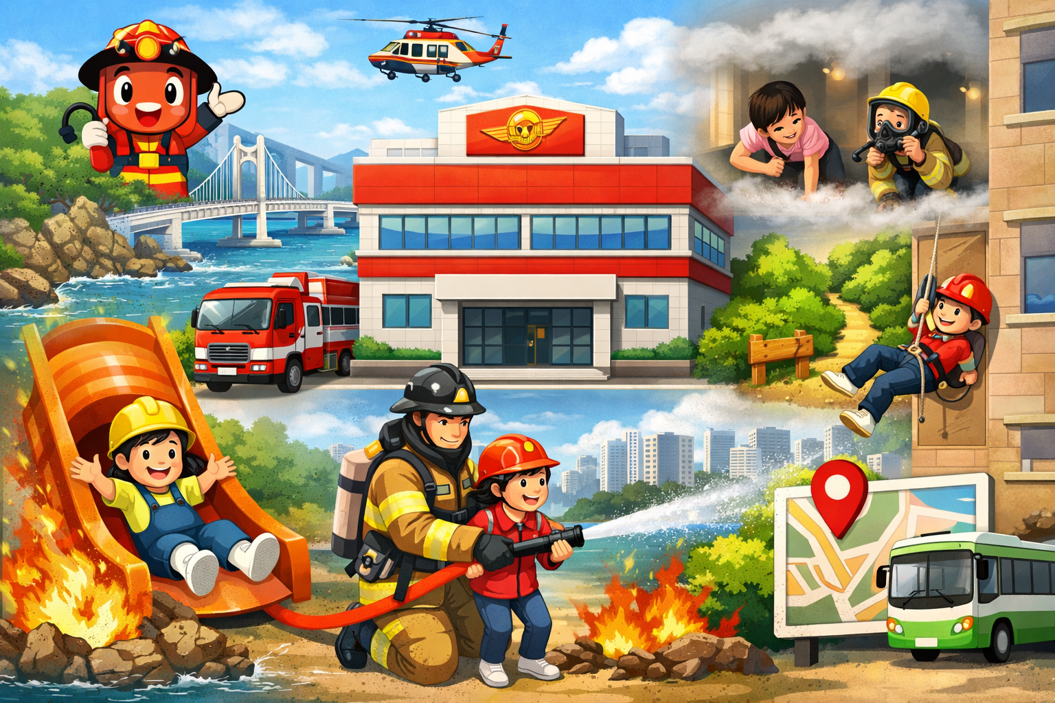 부산 사하소방서 안전체험장 들락날락 예약방법 총정리 (이용시간&middot;위치&middot;가는방법) 관련 사진