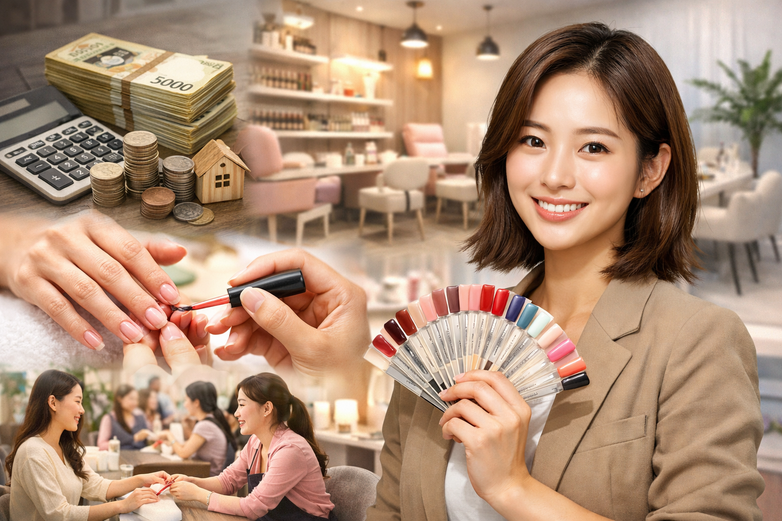 네일샵 창업 준비