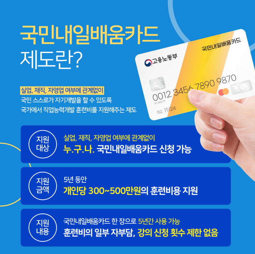 내일배움카드 활용 가이드