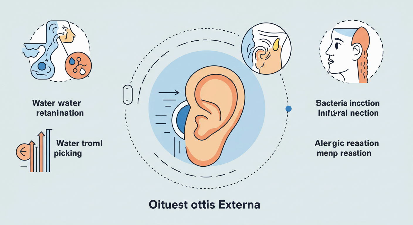 외이도염 증상, 통증, 연고 (+자연치유)