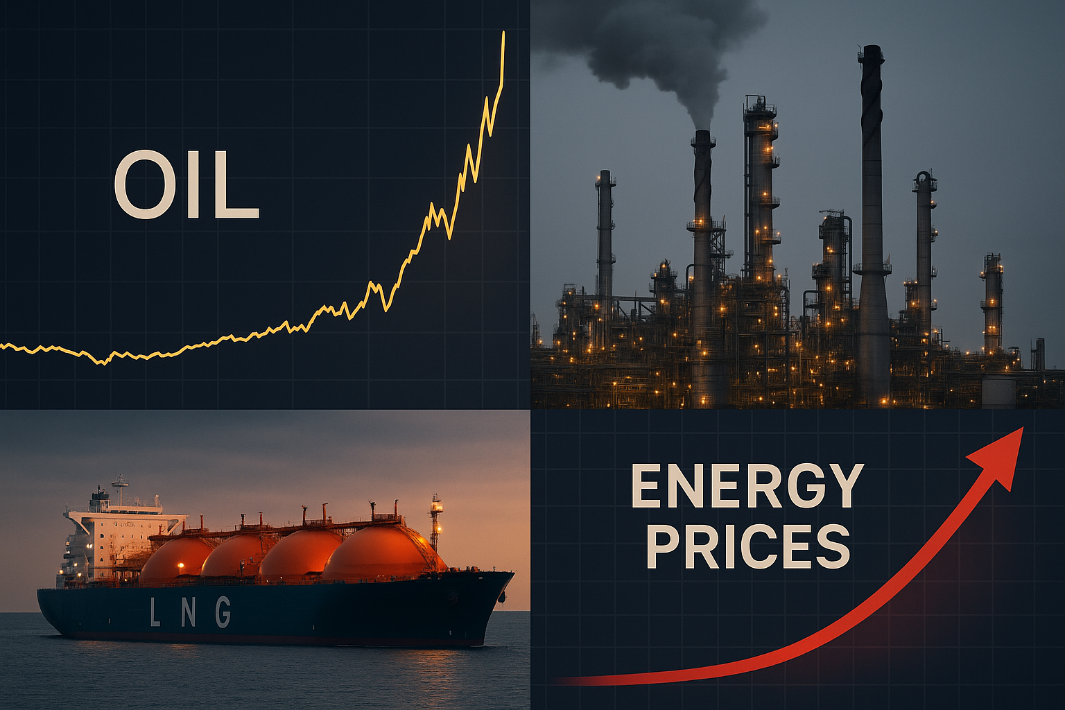 에너지 가격 급등 관련 사진