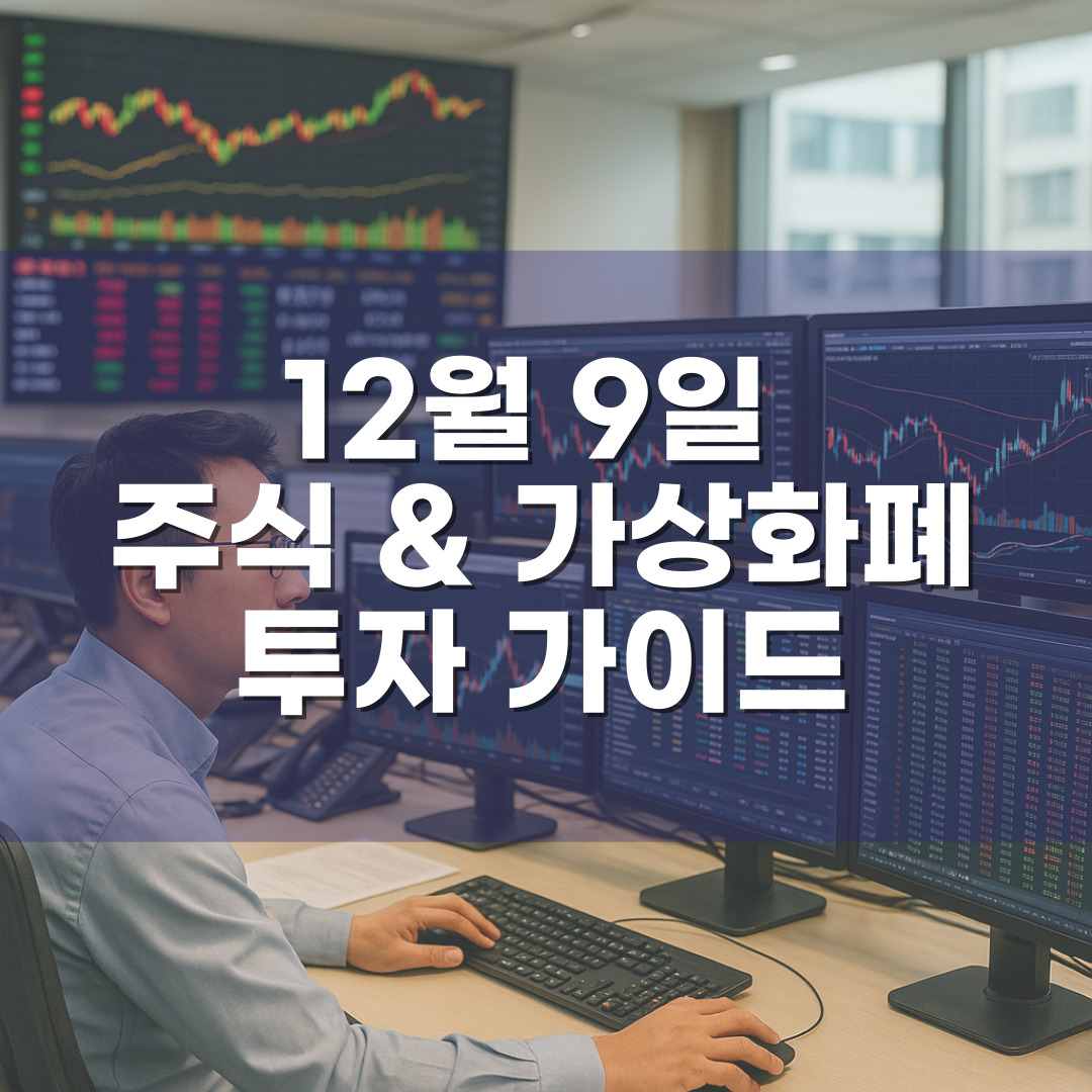 12월 9일 기준 국내외 증시 & 코인 시장 이슈 정리