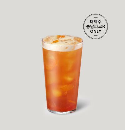 아이스 제주팔삭 & 자몽 허니 블랙 티