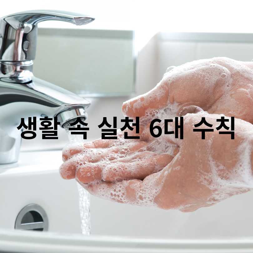 식중독 증상과 식중독 예방 6대 수칙