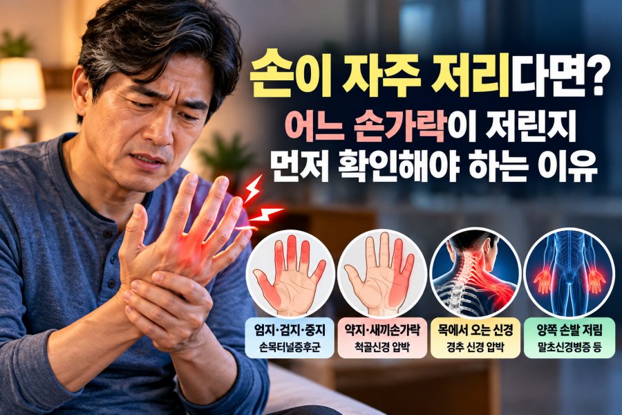 손 저림 원인