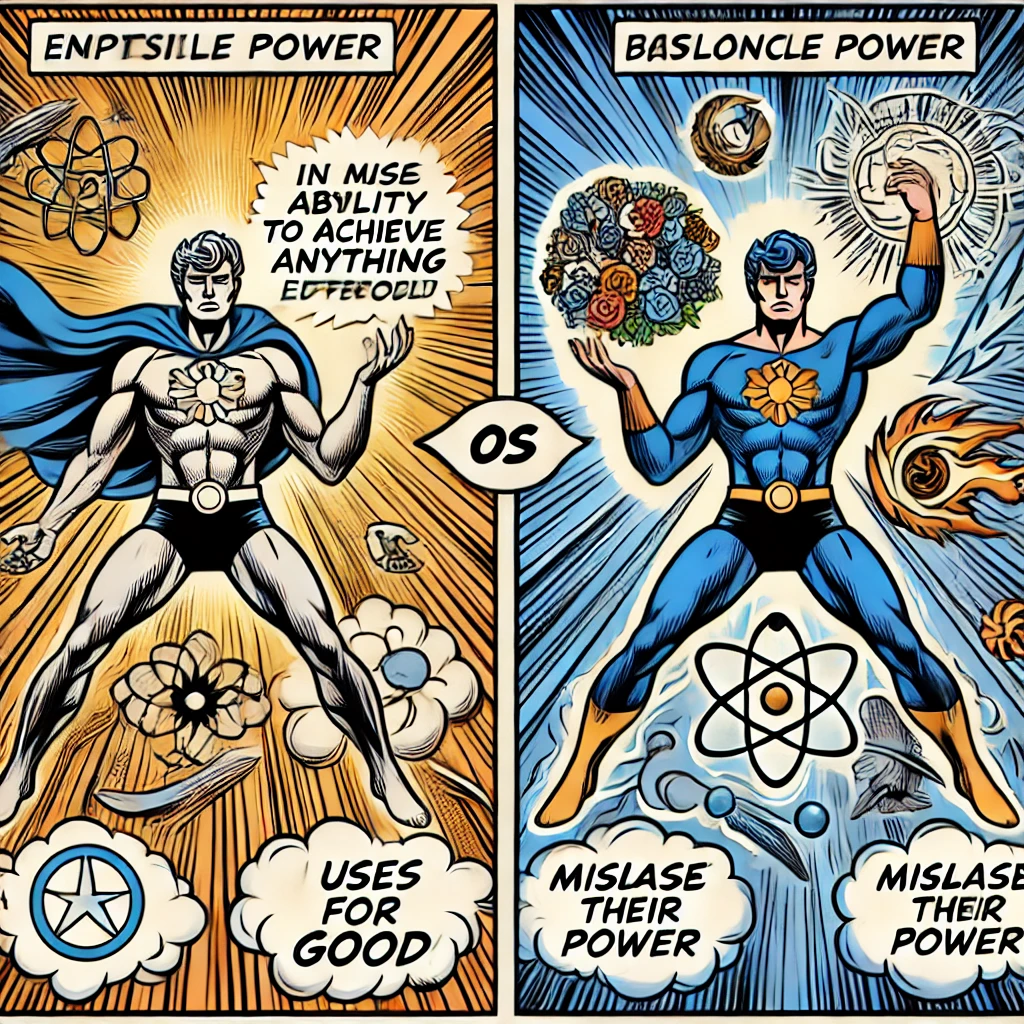 무소불위 (無所不爲) 막힘없이 무엇이든 해낼 수 있는 힘 - 결론