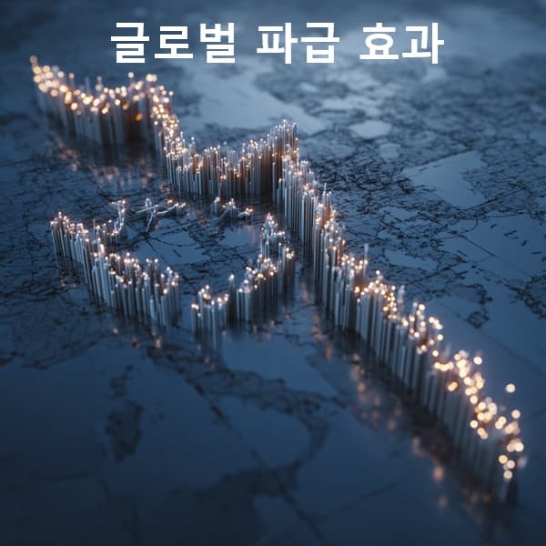 유로존 침체가 글로벌 경제에 미치는 영향 경로 시각화