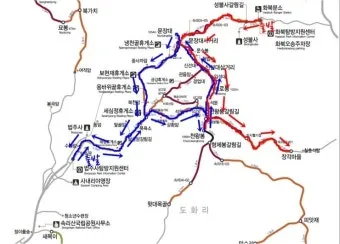 속리산 등산코스와 등산지도 정보_2