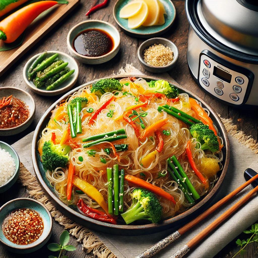 잡채 전기밥솥으로 20분 만에 만드는 법