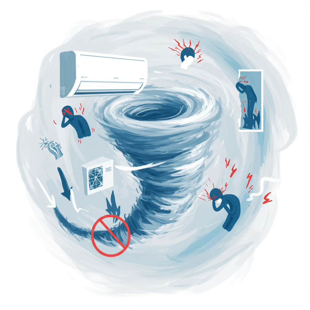 에어컨 냉방병 복통 설사