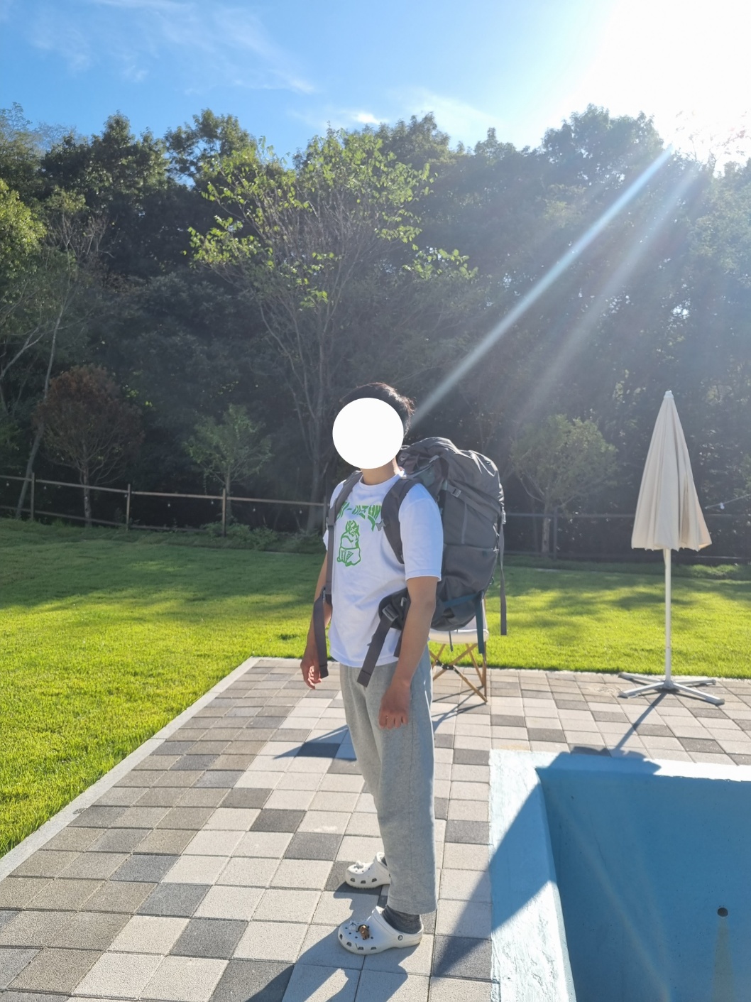 오스프리 렌 남자 착용샷