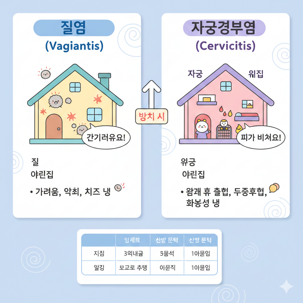 질염인 줄 알았는데 자궁염증? 여성들이 가장 헷갈리는 차이
