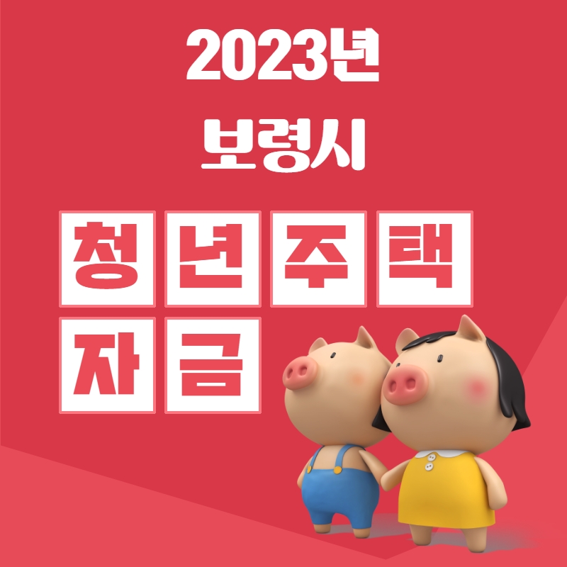 2023년 보령시 청년 주택 자금