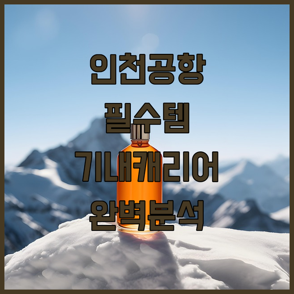 인천공항 필수템! 스마트한 여행을 위..