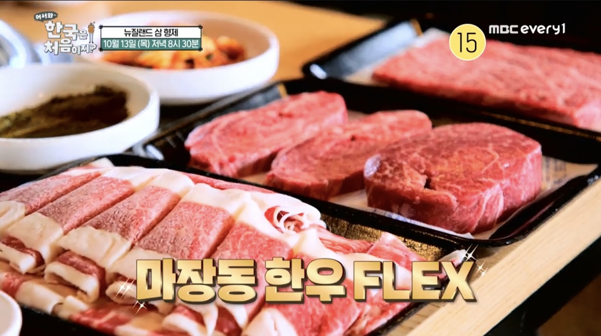 어서와한국은처음이지뉴질랜드삼형제한우플렉스