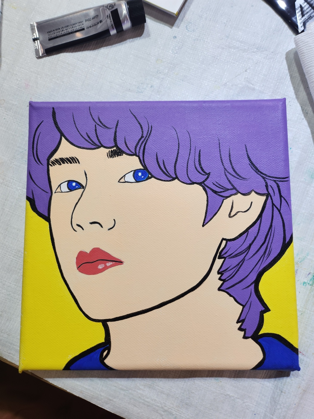 뷔 팝아트 초상화