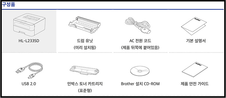 구성품