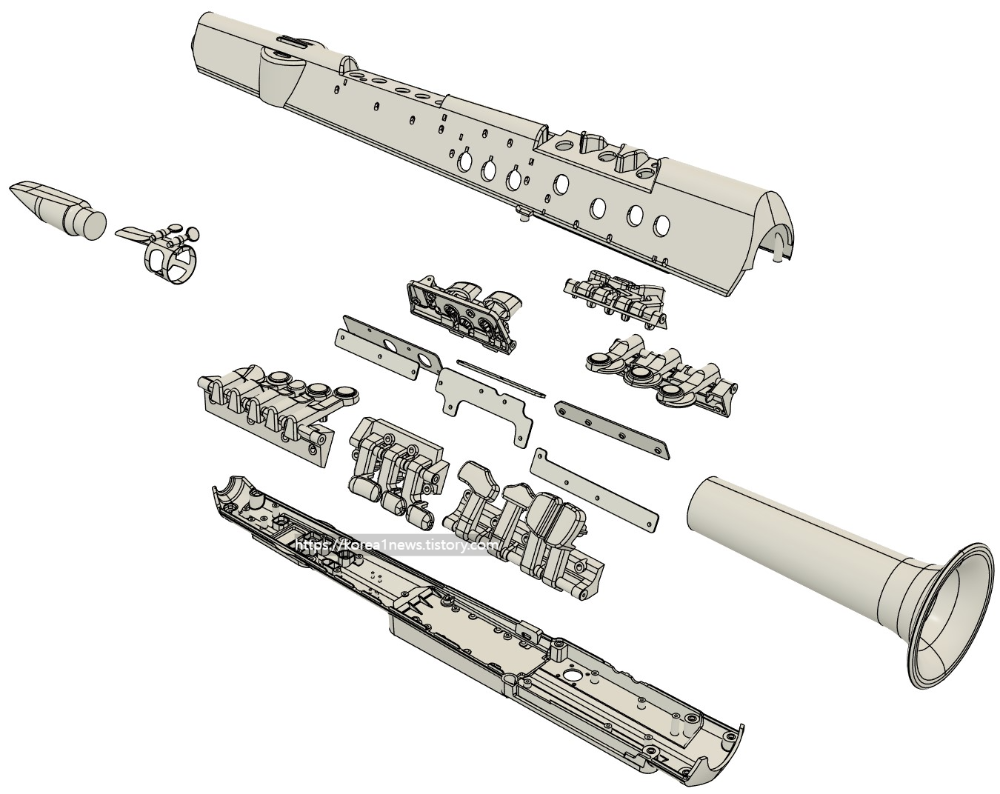 전자 섹소폰 역설계 완료된 모습